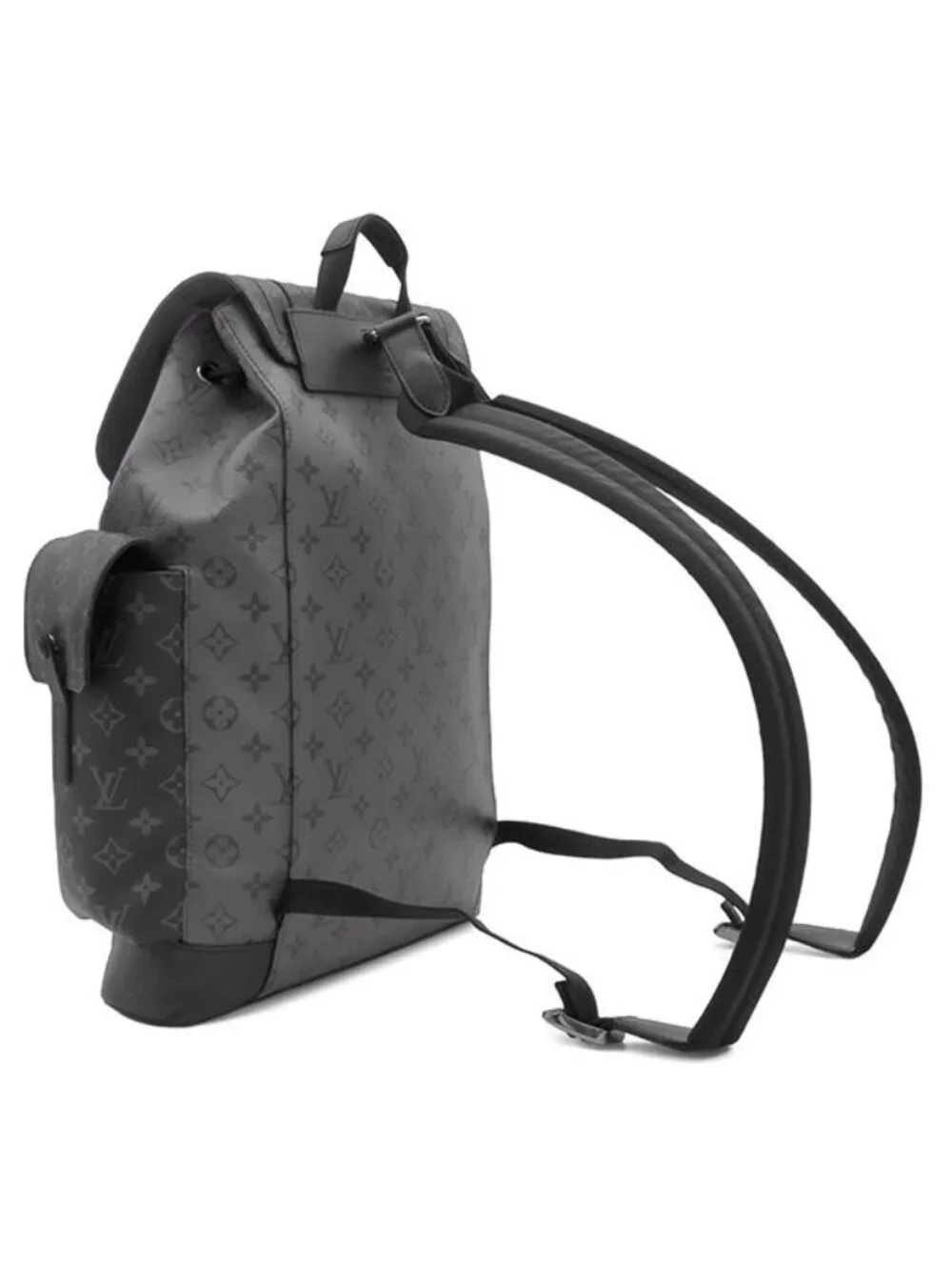 Louis Vuitton Backpack Christopher MM Monogram Eclipse Reverse Canvas Matte